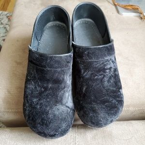 Dansko velvet clogs